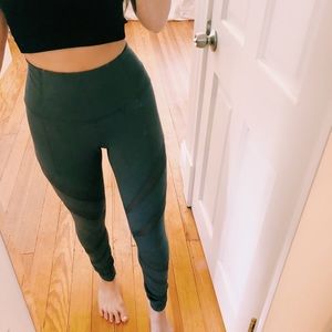 Mesh Wrap Yoga Leggings